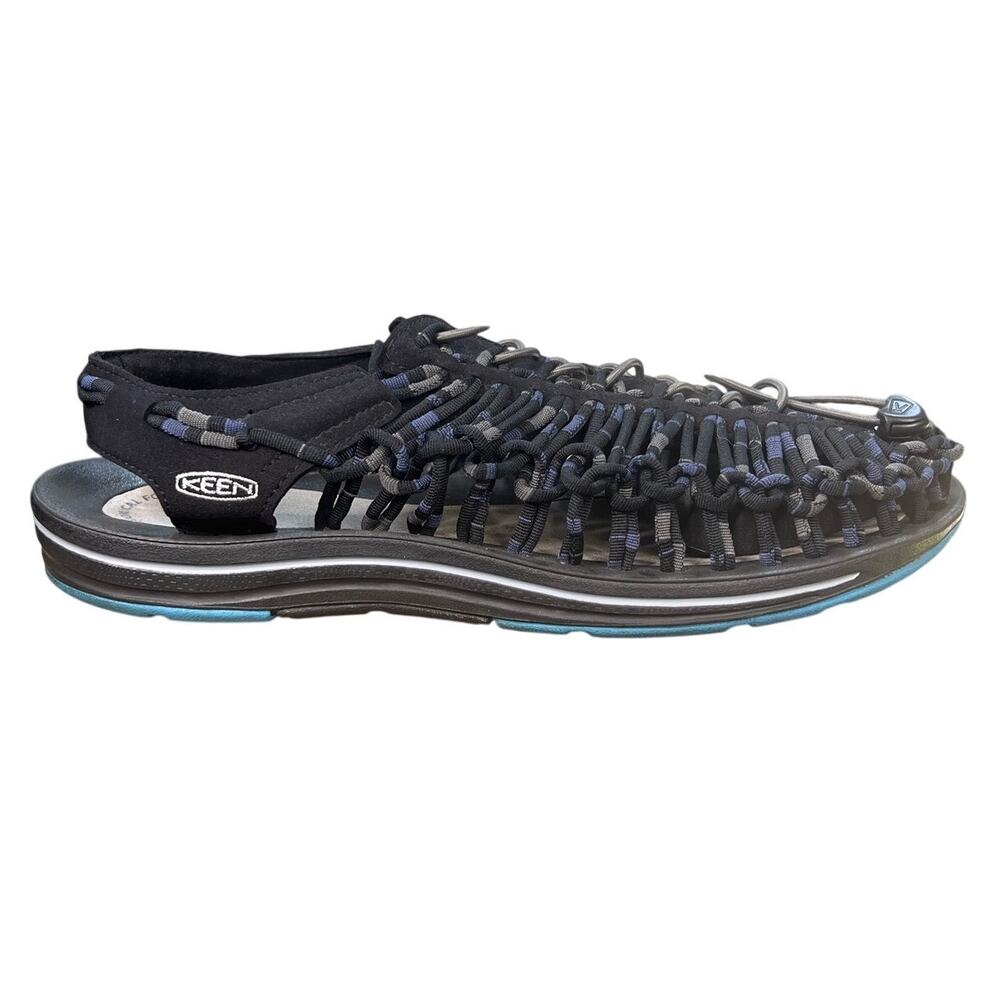 Keen Men's Uneek Cord Grey Blue Hiking Water Sandals Size 13